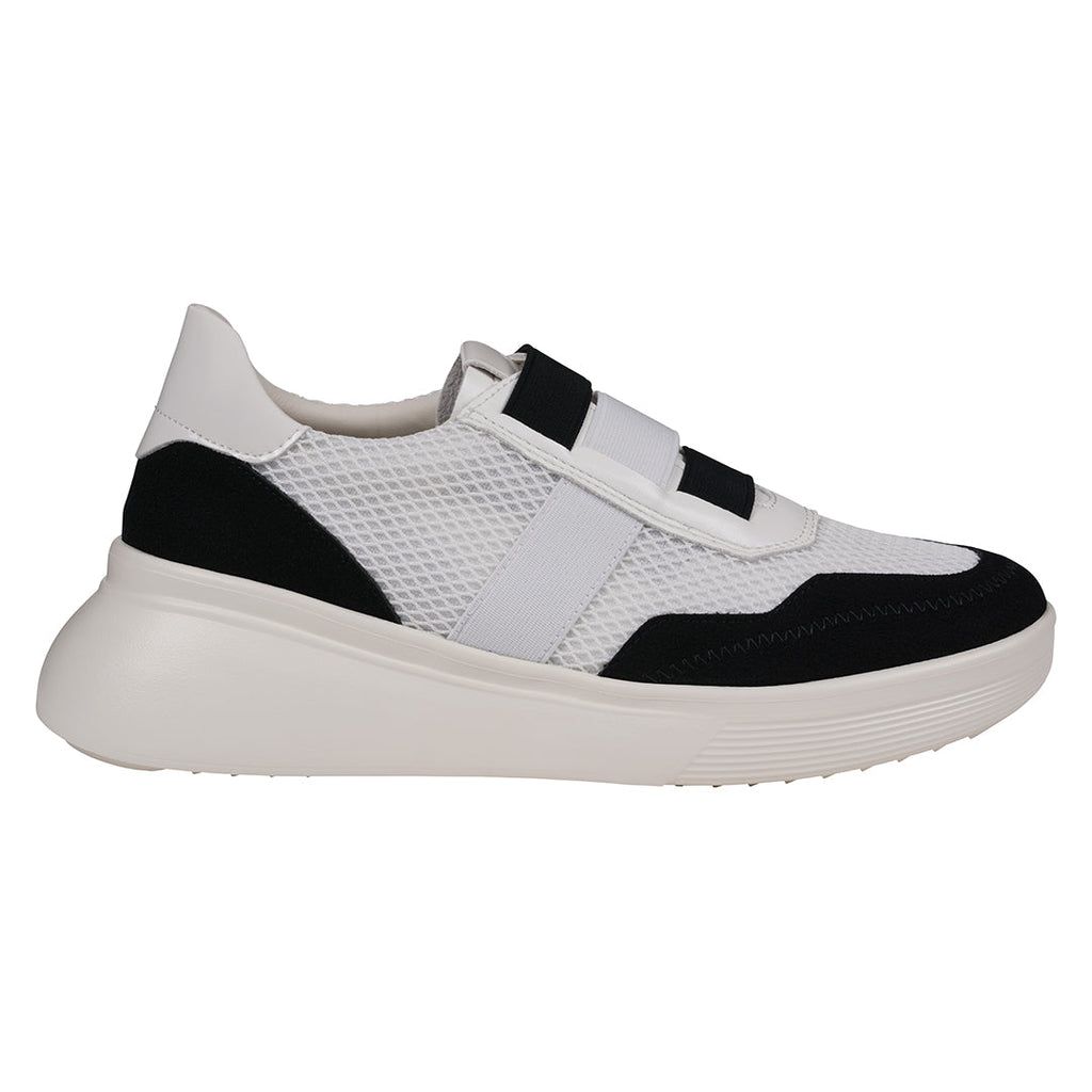 Women's Stefani Black Wedge Sneakers Black view 2 (shoe) - wedge sneakers, black wedge sneakers - shop at us.meeeshop