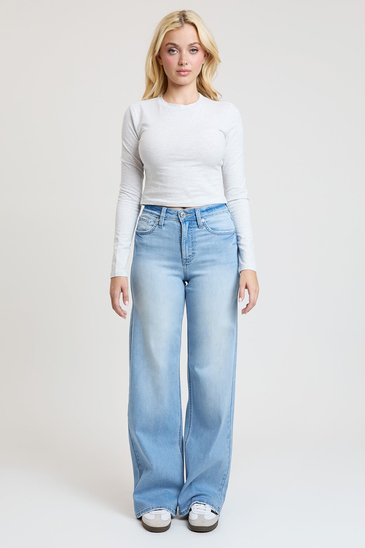 Women's Super Soft High Rise Wide Leg Jeans view 22 - High-Waisted - Women'S Super Jeans (bottom)