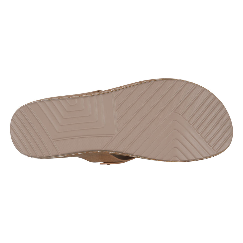 Women's Tani Tan Thong Wedge Sandals Tan view 5 (shoe) - womens tan sandals, womens tan sandals near me - shop at us.meeeshop