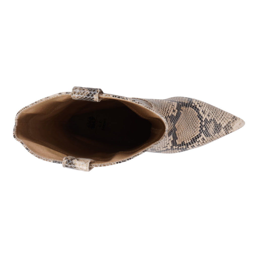 Women's Thalia Taupe Bootie Natural view 3 (shoe) - taupe bootie, thalia taupe bootie - shop at us.meeeshop