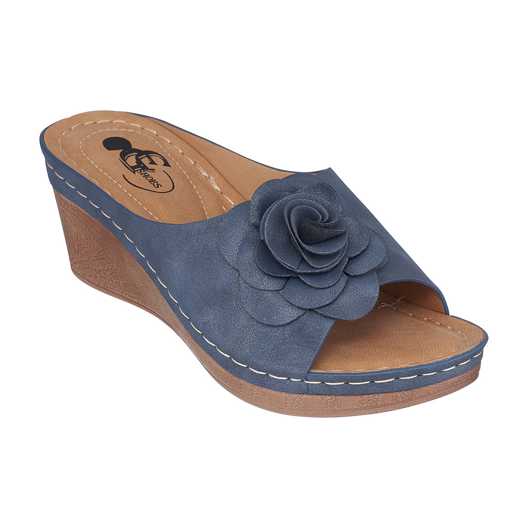 Women's Tokyo Navy Wedge Sandals 6 (shoe) - womens sandals tokyo, women's tokyo shoes, women's tokyo sh - shop at us.meeeshop