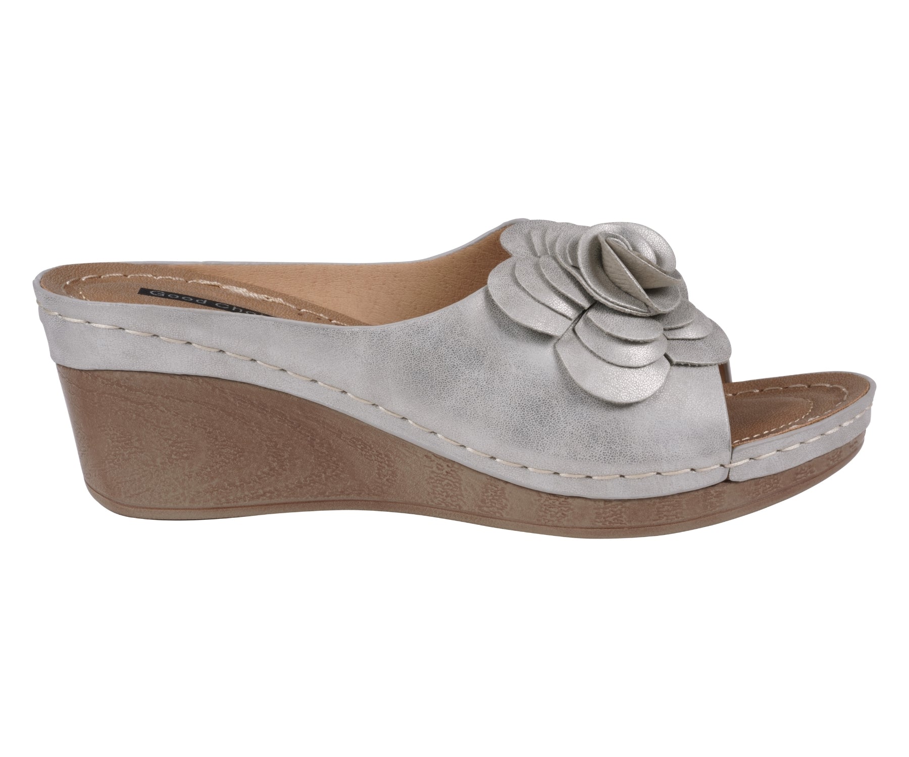 Women's Tokyo Silver Wedge Sandals 6.5 view 2 (shoe) - womens sandals tokyo, women's tokyo shoes, women - shop at us.meeeshop