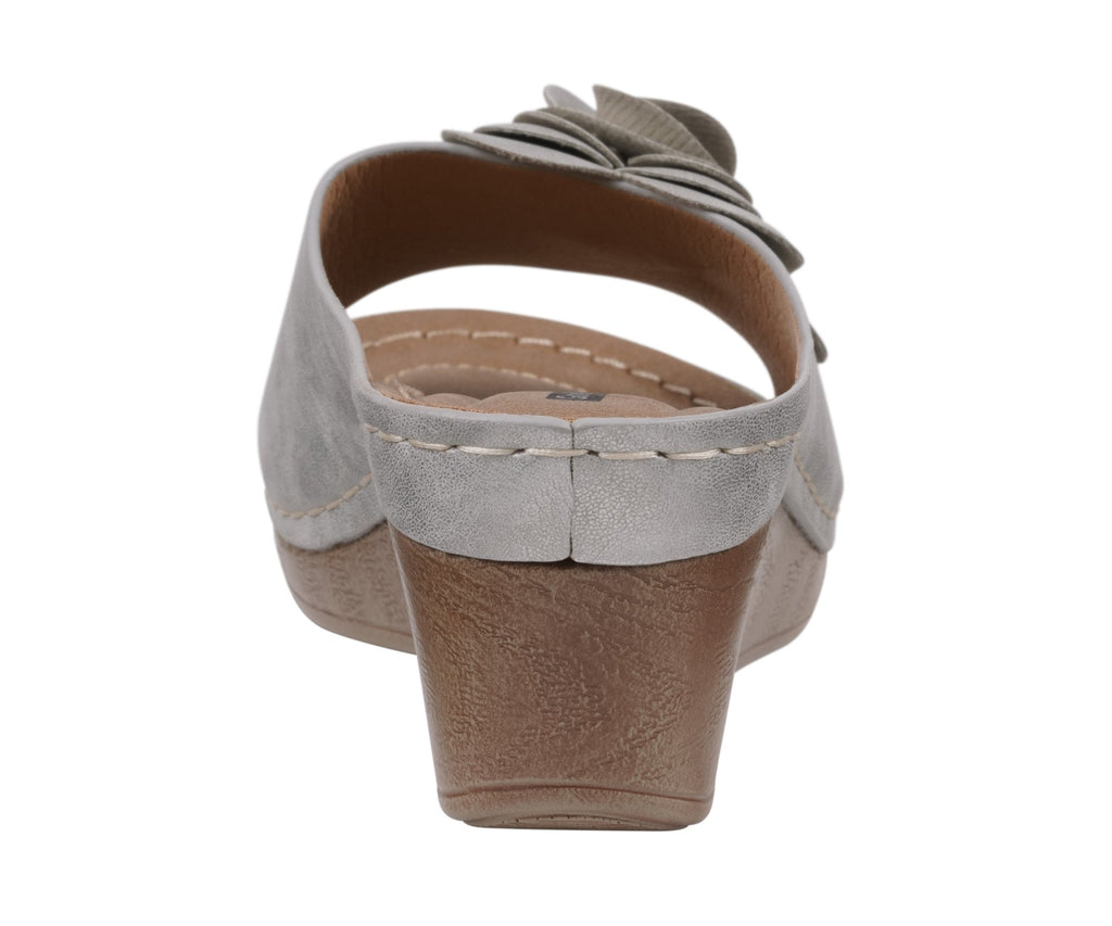 Women's Tokyo Silver Wedge Sandals 8 view 5 (shoe) - womens sandals tokyo, women's tokyo shoes, women's - shop at us.meeeshop