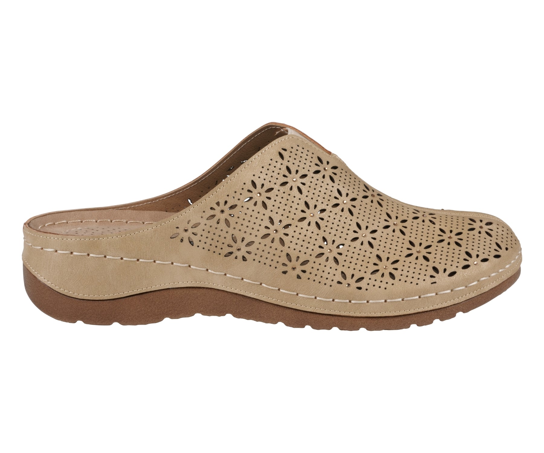 Women's Vale Biege Flat Biege view 2 (shoe) - flats women's valentino shoes, women's valentino flat, wo - shop at us.meeeshop