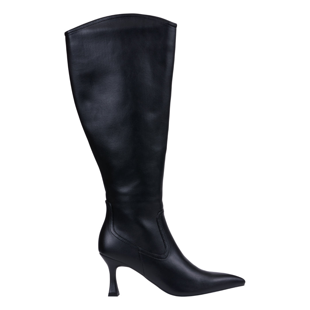 Women's Vanessa Black Bootie Black view 2 (shoe) - black bootie, vanessa black bootie - shop at us.meeeshop
