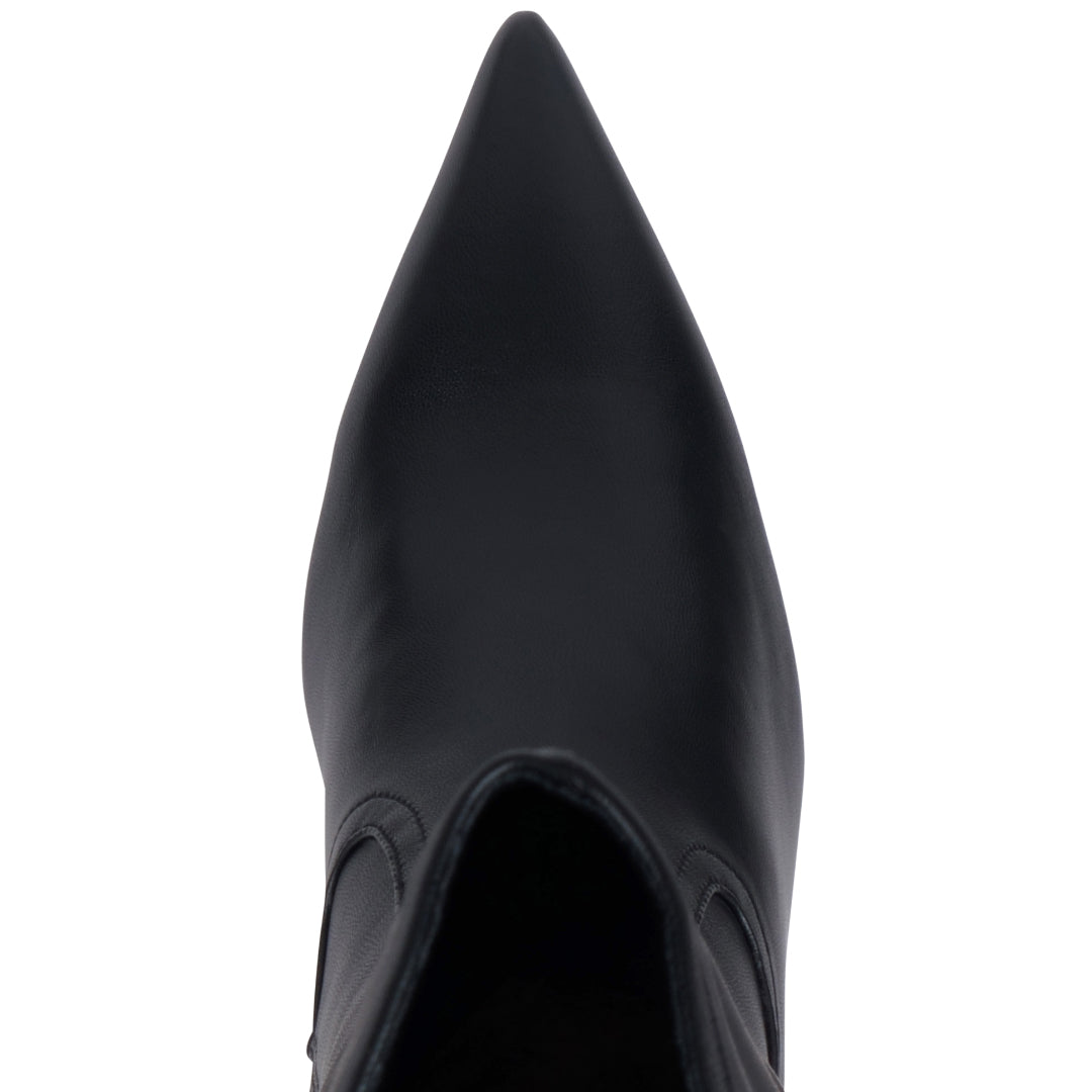 Women's Vanessa Black Bootie Black view 3 (shoe) - black bootie, vanessa black bootie - shop at us.meeeshop
