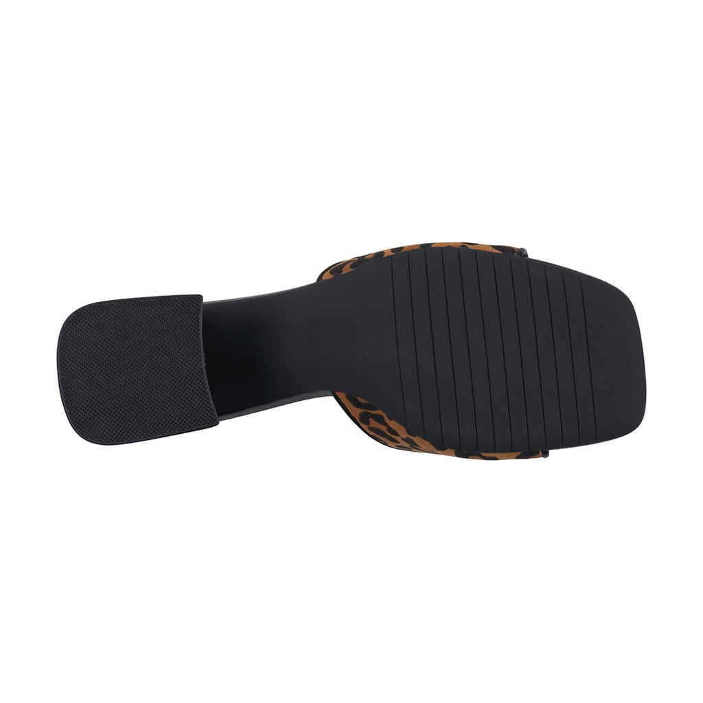 Women's Wanda Black Leopard Hardware Heeled Sandals Black Leopard view 5 (shoe) - heeled sandals, hardw - shop at us.meeeshop