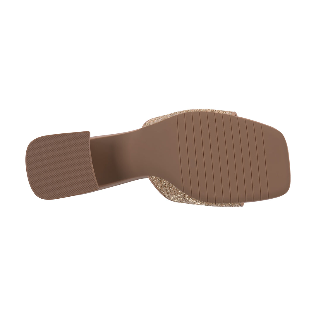 Women's Wanda Nude Hardware Heeled Sandals Nude view 5 (shoe) - heeled sandals, hardware heeled sandals - shop at us.meeeshop