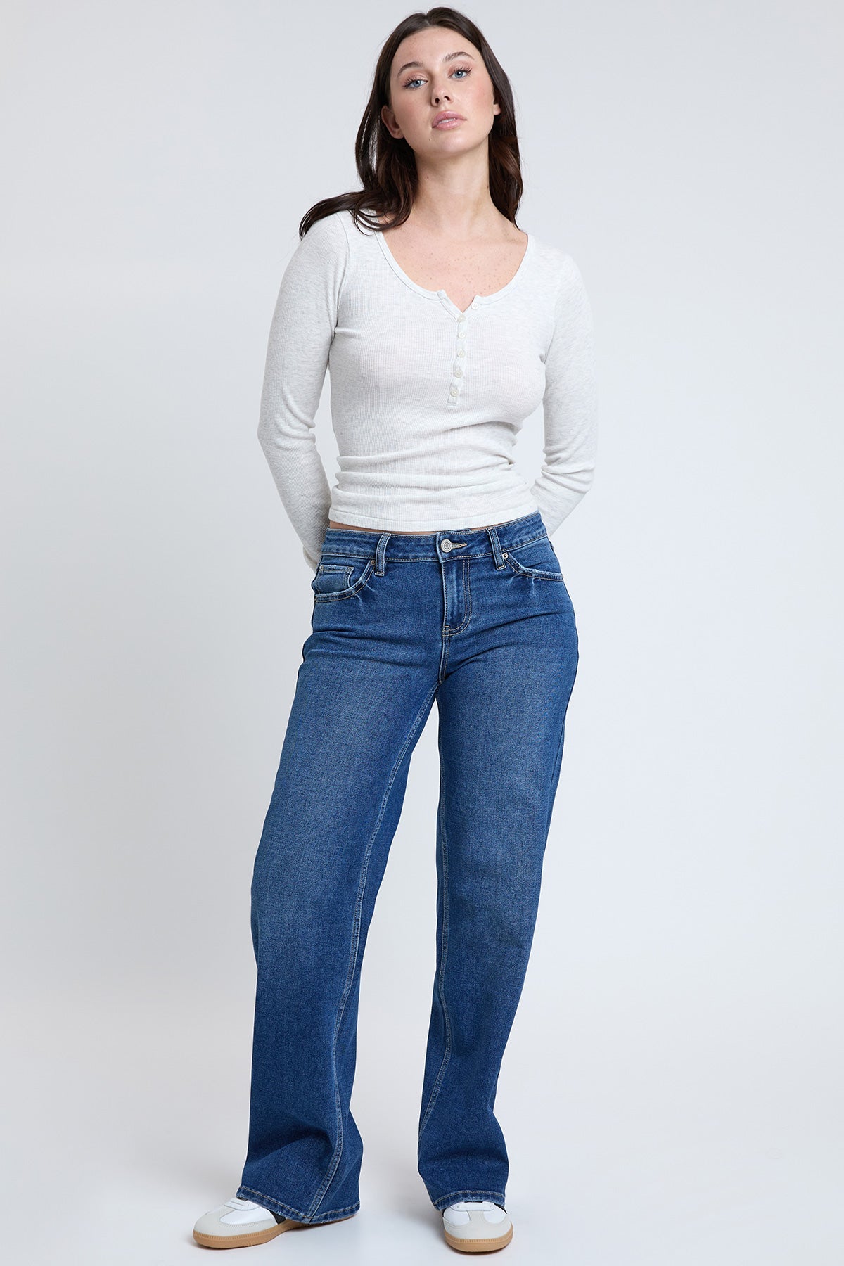 Women's Wide Leg Jeans in M Medium Blue view 10 - Women'S Wide Jeans (bottom)