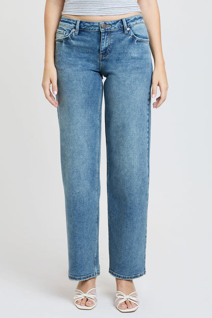 Women's Wide Leg Jeans in R Olympic Blue view 3 - Women'S Wide Jeans (bottom)