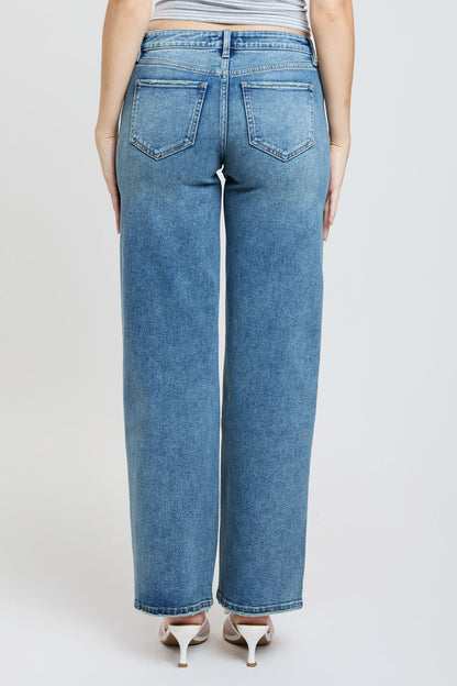 Women's Wide Leg Jeans in R Olympic Blue view 5 - Women'S Wide Jeans (bottom)