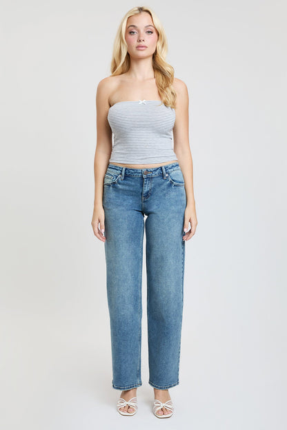 Women's Wide Leg Jeans in R Olympic Blue view 6 - Women'S Wide Jeans (bottom)
