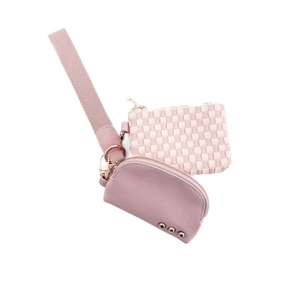 Wonderlust Woven Dual Pouch Wristlet - Color! view 10 - Wristlet Color (piece)