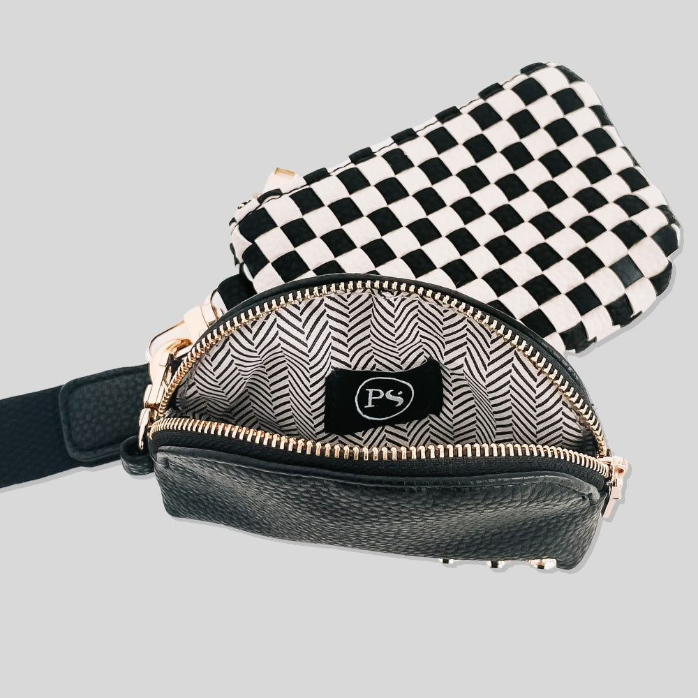 Wonderlust Woven Dual Pouch Wristlet - Color! view 11 - Wristlet Color (piece)
