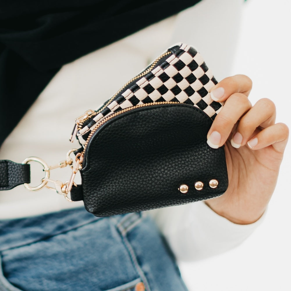 Wonderlust Woven Dual Pouch Wristlet - Color! view 15 - Wristlet Color (piece)