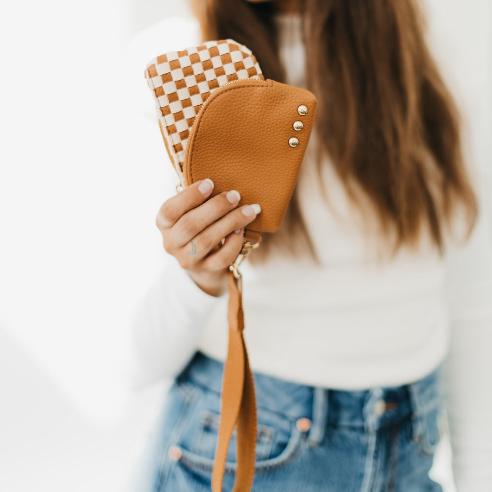 Wonderlust Woven Dual Pouch Wristlet - Color! view 16 - Wristlet Color (piece)