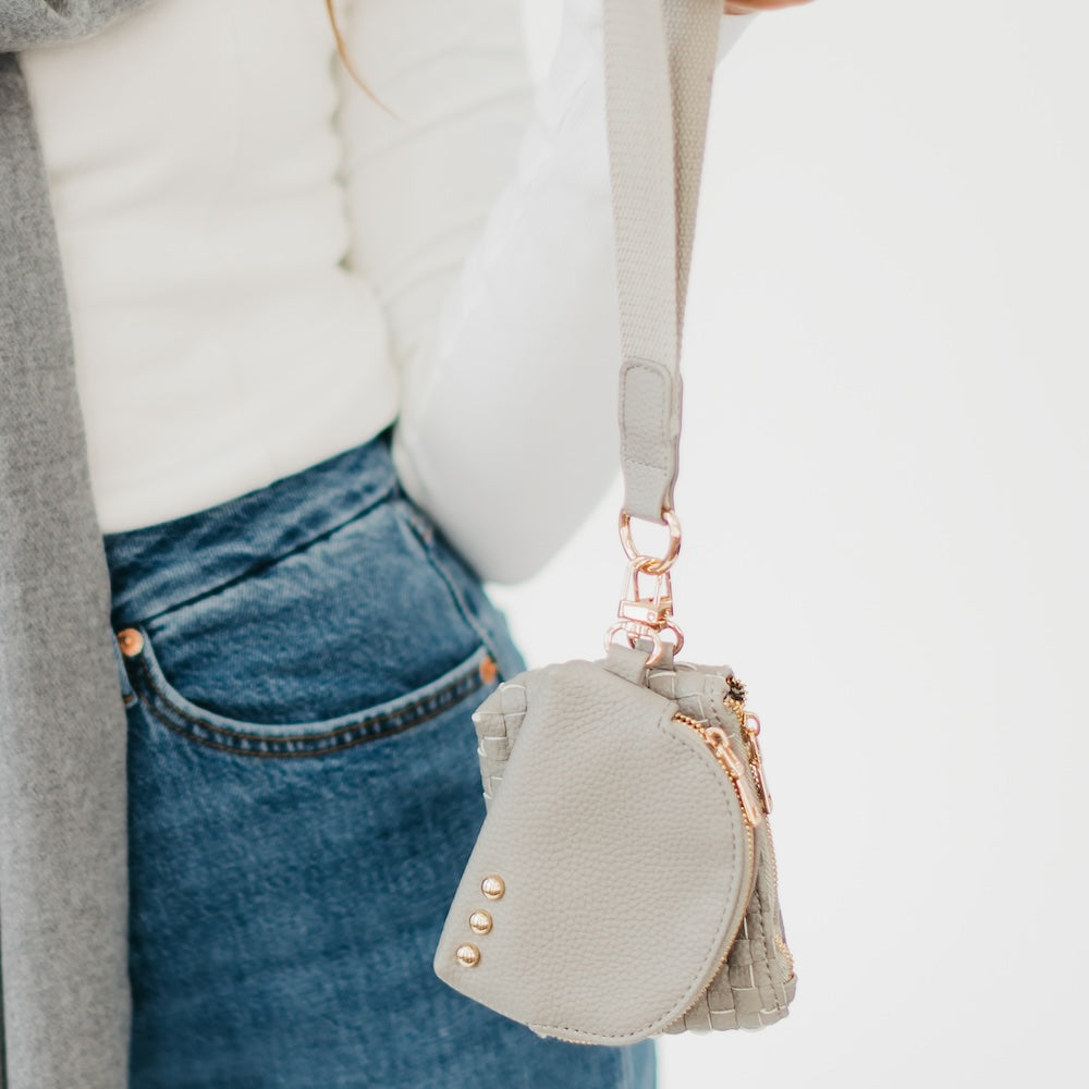 Wonderlust Woven Dual Pouch Wristlet - Color! view 18 - Wristlet Color (piece)