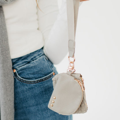 Wonderlust Woven Dual Pouch Wristlet - NEW COLOR!