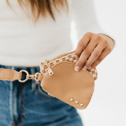 Wonderlust Woven Dual Pouch Wristlet - NEW COLOR!