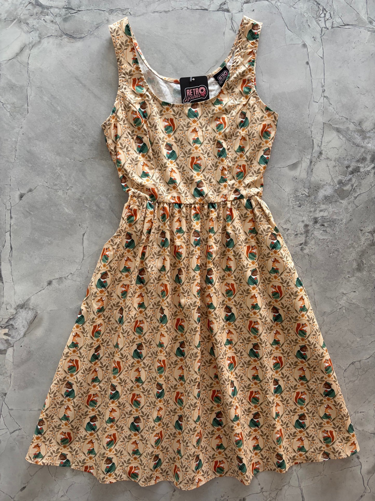 Woodland Scout Fit & Flare Dress in XL view 5