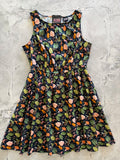 Woodland Vintage Dress in Navy XS (dress) - navy dress, vintage navy dress - shop at us.meeeshop