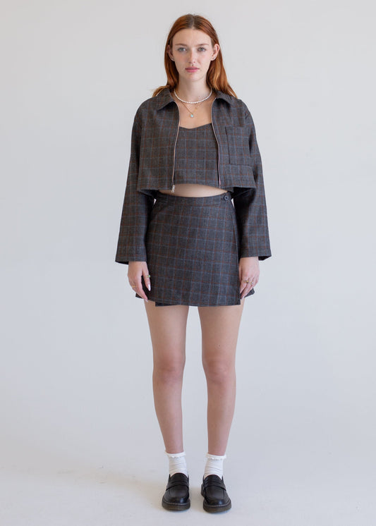 Wool Crop Jacket in S view 2 - Crop Wool Jacket (layer)