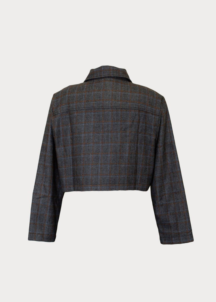 Wool Crop Jacket view 5 (layer) - wool crop jacket for women, wool crop jacket men, wool crop jacket bl - shop at us.meeeshop