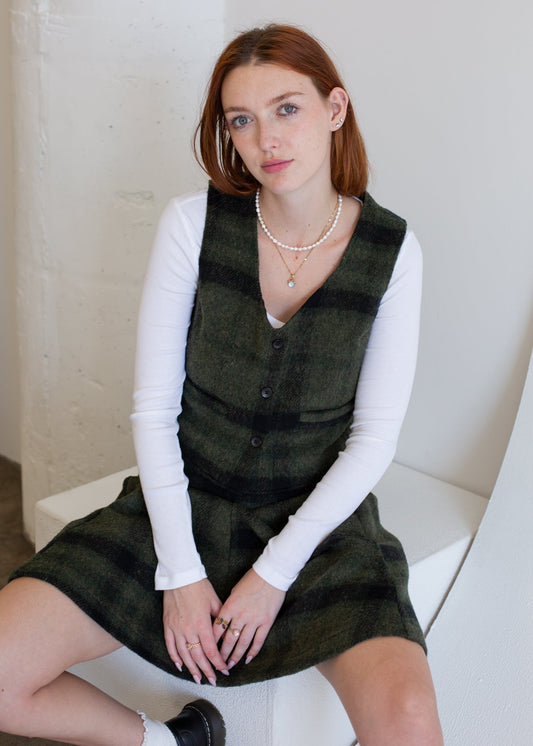 Wool Vest in XS - Wool Vest Mens (layer)