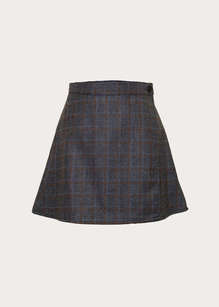 Wool Wrap Mini Skirt S view 2 (skirt) - wool wrap skirt pattern, wool wrap skirt minnesota, wool wrap s - shop at us.meeeshop