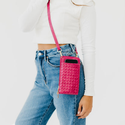 Woven Double Duty Phone Bag view 14 - Woven Bag Double Strap