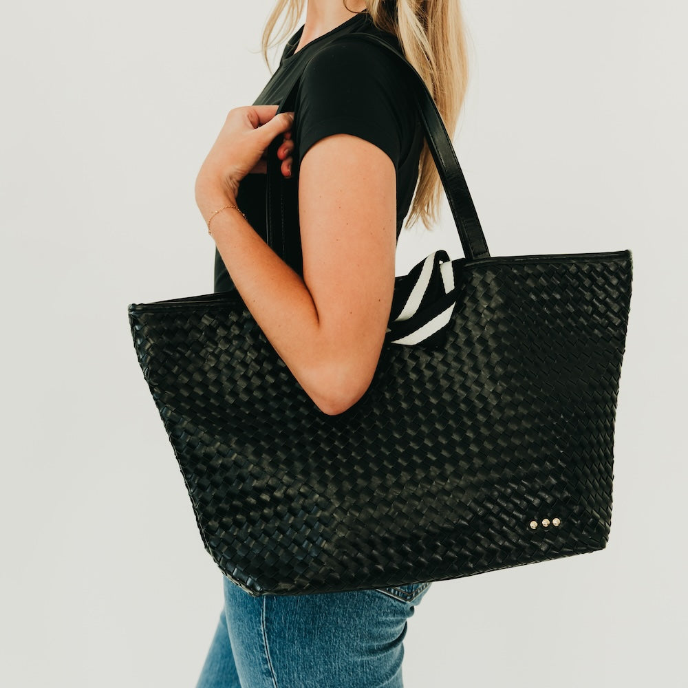 Woven Tiffany Organizer Tote Bag - MeeeShop Women's Fashion