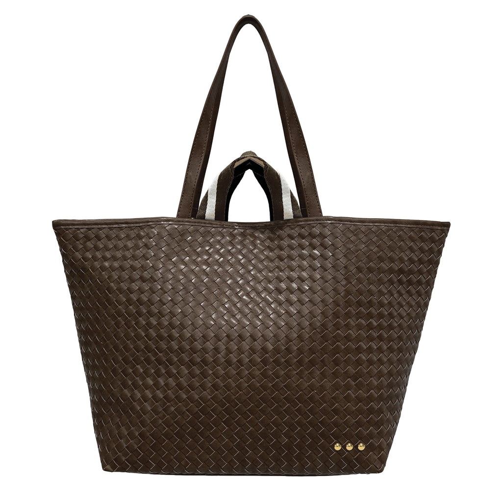 Woven Tiffany Organizer Tote Bag Taupe view 7 (bag) - tiffany woven bag, woven tiffany organizer tote b - shop at us.meeeshop