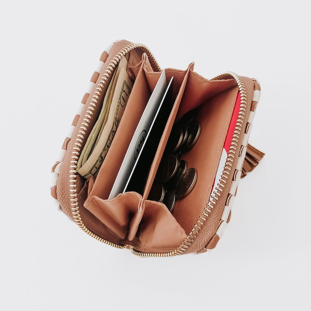 Wynona Woven Wallet - MeeeShop Women's Fashion