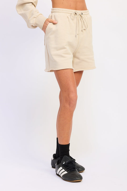 Xylia Shorts in Vintage Ivory view 2 - Xyl Shorts (bottom)