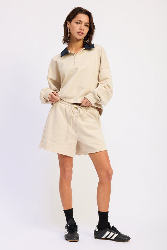 Xylia Shorts in Vintage Ivory - Xyl Shorts (bottom)