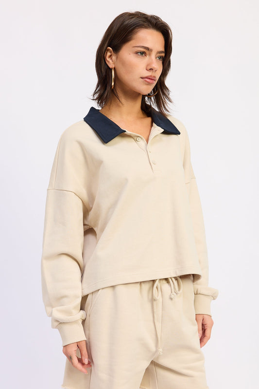 Xylia Sweater in Vintage Ivory view 2 - Xylia Shoes (top)