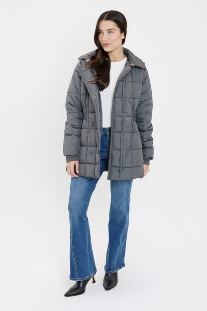 Ymi Detailed Snap Puffer Jacket view 21 - Full Snap Jacket (layer)