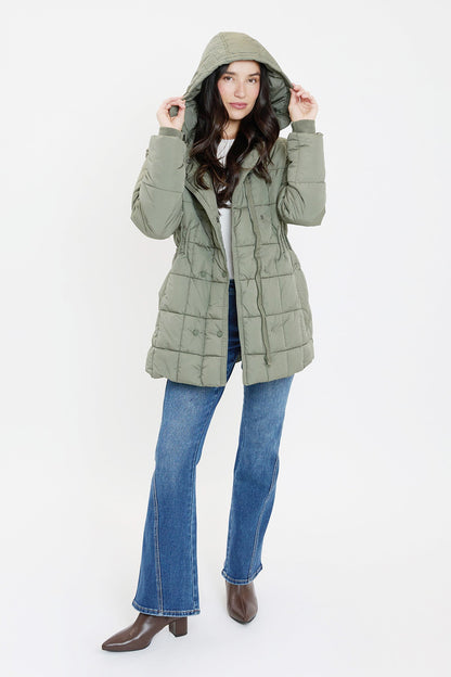 Ymi Detailed Snap Puffer Jacket view 28 - Full Snap Jacket (layer)