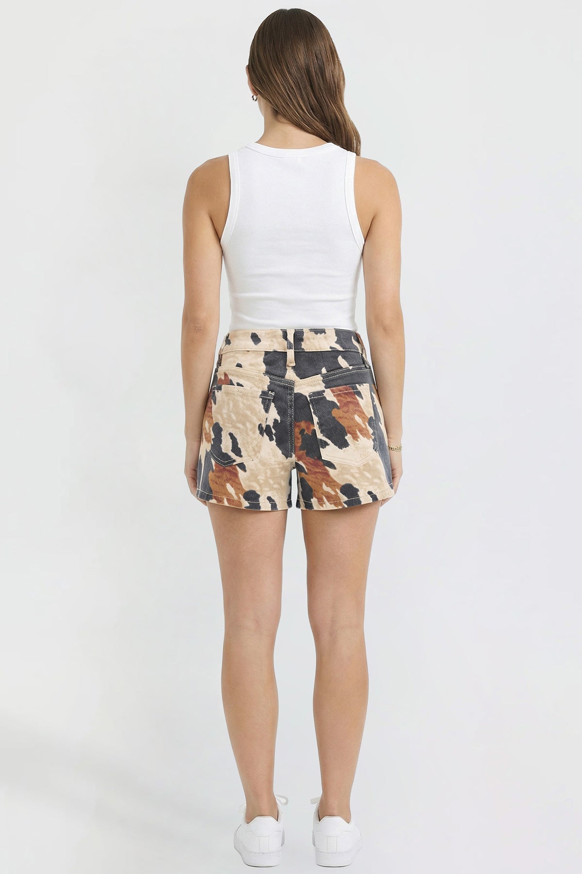 Ymi Women's Bull Denim Printed Shorts in Dallas view 6 - Women'S Bulls Shorts (bottom)