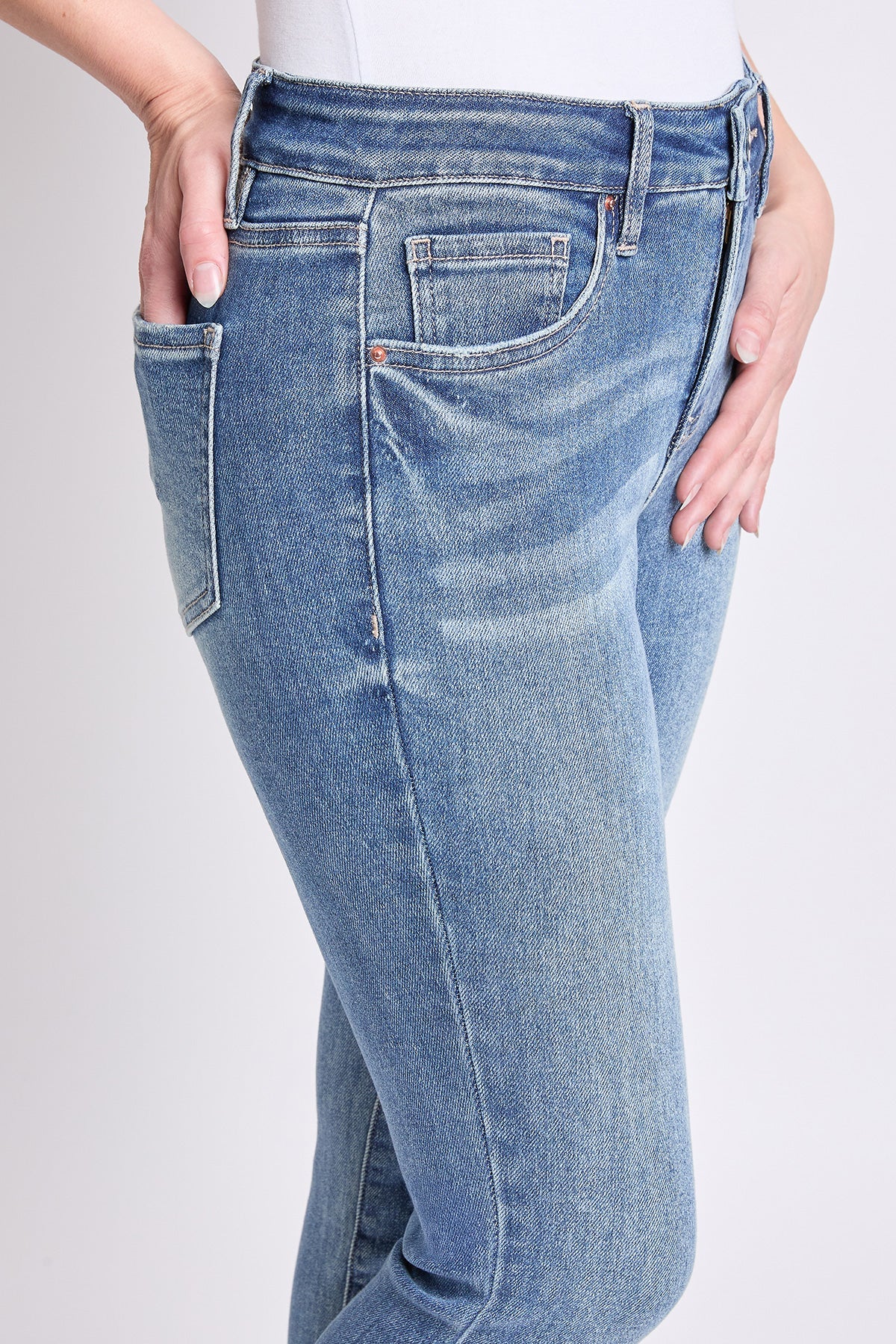 Ymi Women's Everyday Skinny Jean in T Tinted Blue view 14 - Women'S Everyday Jeans (bottom)