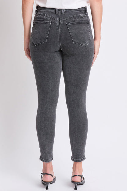 Ymi Women's High Rise Curve Confidence Skinny Jeans in X Gray view 10 - High-Waisted - Ymi Womens Pants (bottom)