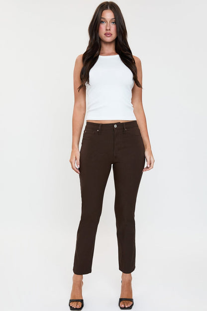 Ymi Women's Hyperstretch Cropped Straight Pants view 25 - Comfort Stretch - Ymi Womens Jeans (bottom)