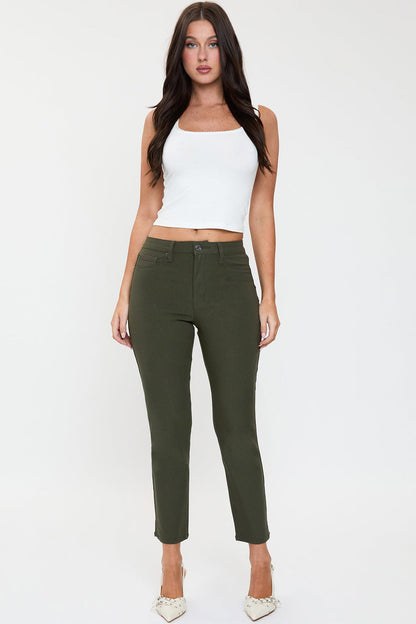 Ymi Women's Hyperstretch Cropped Straight Pants view 43 - Comfort Stretch - Ymi Womens Jeans (bottom)