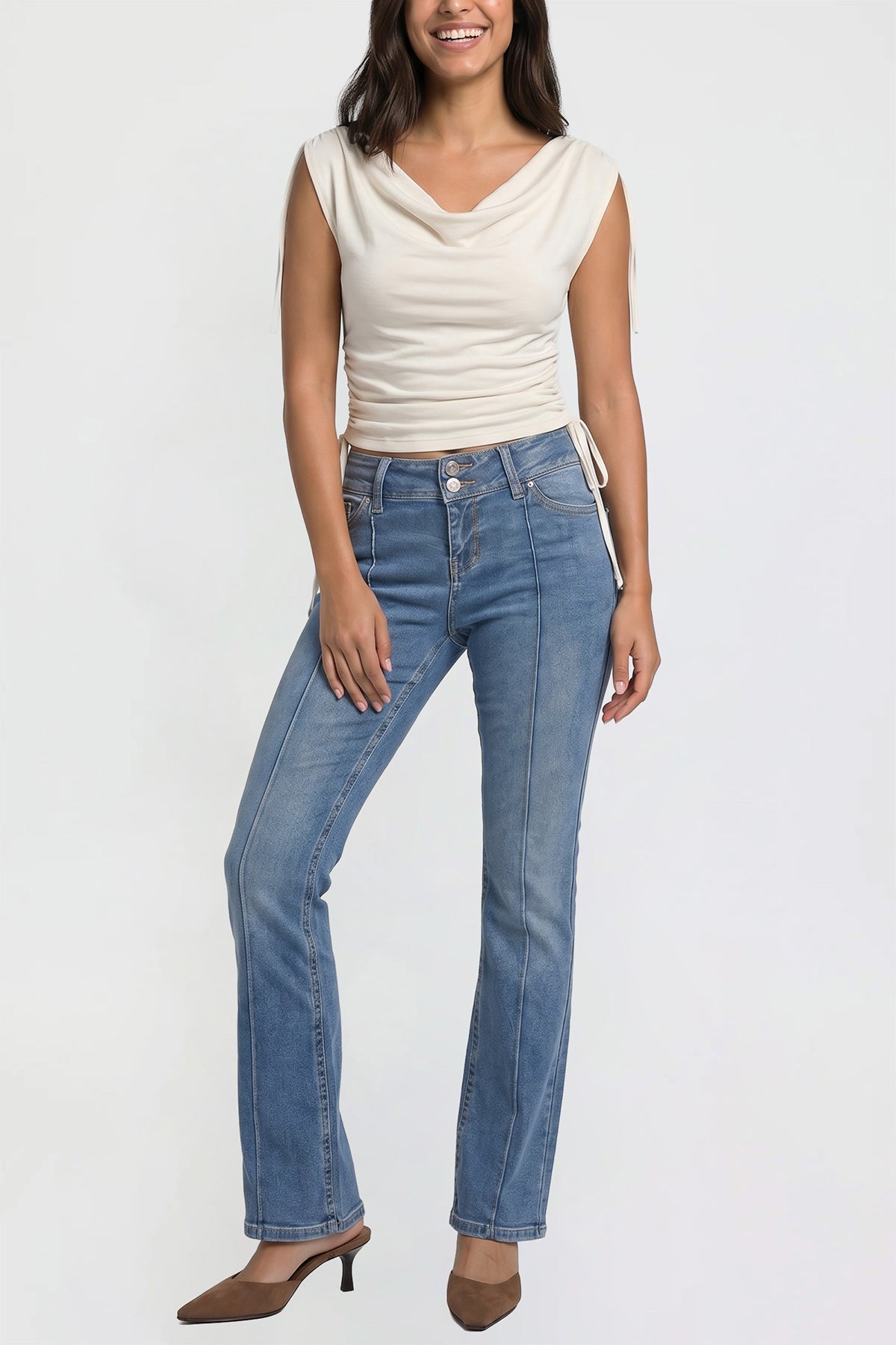 Ymi Women's Jessie Mid Rise Bootcut Jeans view 15 - Jessie Toy Story Jeans Women (bottom)