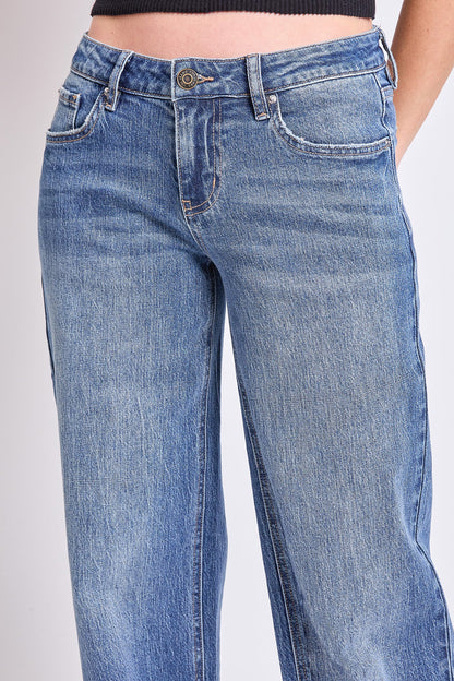 Ymi Women's Luxe Britney Wide Leg Jeans in N Indigo Blue view 5 - Women'S Luxe Jeans (bottom)