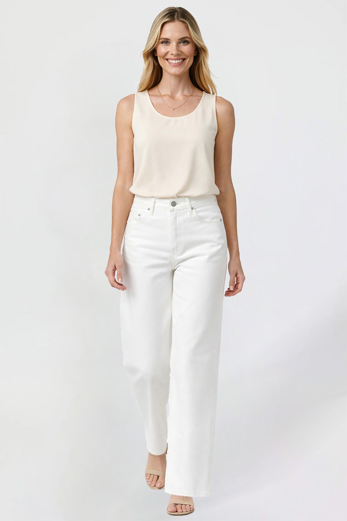 Ymi Women's Luxe High Rise Wide Leg Jeans view 7 - High-Waisted - Women'S Luxe Jeans (bottom)