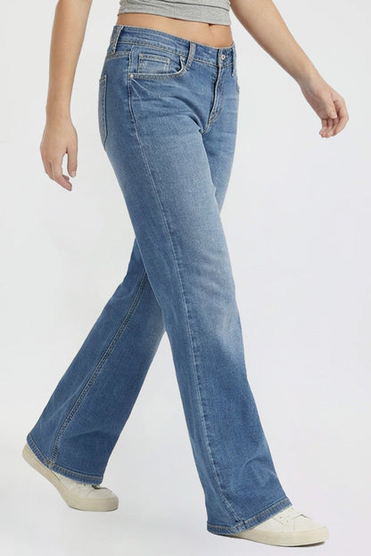 Ymi Women's Luxe Jessie Bootcut Jeans in L Light Blue view 12 - Women'S Luxe Jeans (bottom)