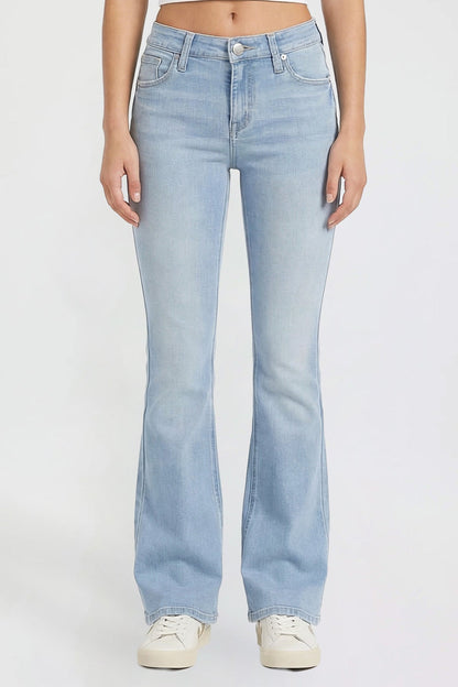 Ymi Women's Luxe Jessie Bootcut Jeans in L Light Blue view 8 - Women'S Luxe Jeans (bottom)