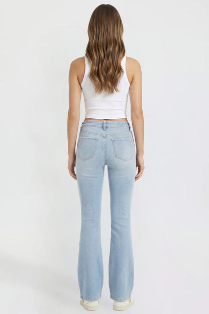 Ymi Women's Luxe Jessie Bootcut Jeans in L Light Blue view 9 - Women'S Luxe Jeans (bottom)