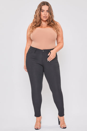 Ymi Women's plus Hyperstretch Skinny Pants - MeeeShop Women's Fashion